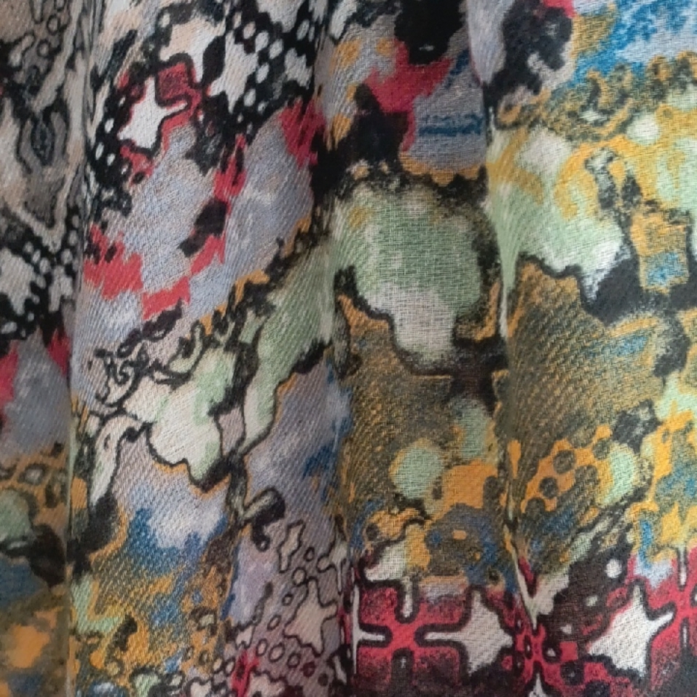Aldo Vibrant Multicolor Scarf - Picture 2 of 5